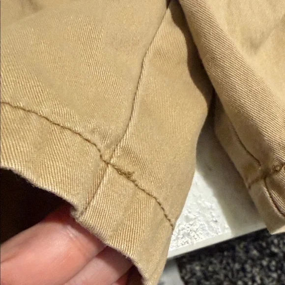 Cat & Jack Boys Khaki Flat Front Shorts (Bundle with other shorts for offers) - Picture 5 of 8